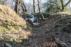 
Mynydd-y-bwlch workings, February 2019