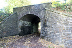 
Rising Sun upper bridge at ST 1945 8874, Bedwas, October 2010