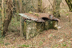 Cwrt-y-llaca wellhouse, March 2015