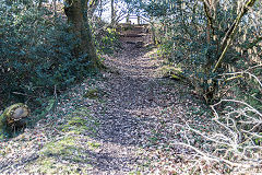 
Rudry Brickworks incline down from Community Hall, February 2019