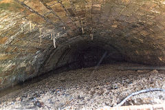Rudry tramway drainage level interior, February 2019