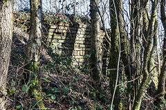 Rudry tramway loading bank for Little Red Ash level, February 2019