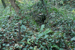 Cefn Coed Pwll Du Colliery loading bank, Machen, October 2010