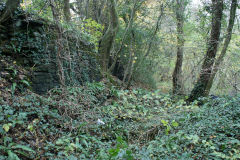 
Cefn Coed Pwll Du Colliery loading bank, Machen, October 2010