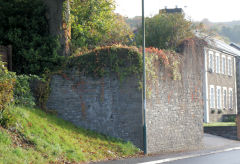 Chatham tramway bridge abutments, Machen, October 2010
