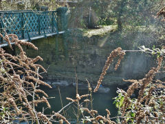 
Chatham tramway river bridge abutments, Machen, February 2013