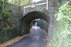 
Dranllwyd Lane three bridges, Machen, October 2010