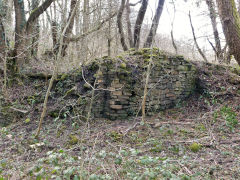 
Machen Forge stonework at Western boundary, 2012