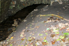 
Machen Forge, drain outlet by branchline, November 2010