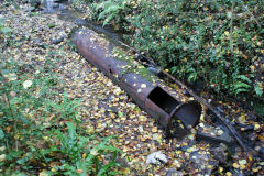 Forge tramroad, Cae-bach culvert pipe, Machen, October 2010