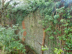 
The slumbering walls of the loco works, Machen, October 2012