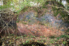 
Machen Forge slag heap, November 2010