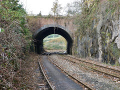 
The quarry sidings looking West, Machen Quarry, October 2012