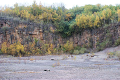 
Cwm Leyshon Quarry, Draethen, November 2010