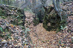 
The Clive lead mine, Draethen, November 2010