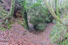 
The Clive lead mine, Draethen, February 2016