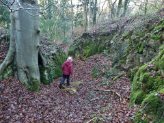 
Canyon behind the Draethen Mine, November 2012