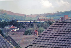 Aber Halt and Class 116, Caerphilly, February 1986