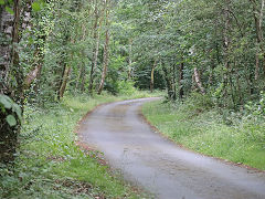 
The BMR trackbed North of the station, Aberbargoed, June 2023