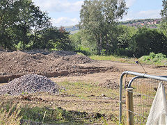 
The site of Buttery Hatch Colliery, Fleur-de-Lys, August 2021