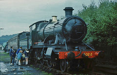 GWR 5322 at Caerphilly works, July 1973