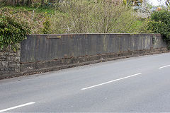 Penallta Colliery branch bridge, Hengoed, April 2015