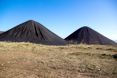 
Llanbradach Colliery tips, March 2014