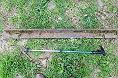 
Tramplate found near Llancaiach Isaf, April 2017