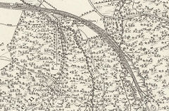 
The Warren and Wernddu, 1875. &copy; Crown Copyright reserved