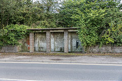 Penallta Colliery bus shelter, August 2016