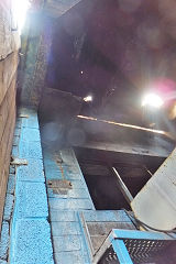 Inside the upcast shaft, September 2016