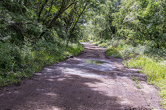 
Barry Railway trackbed, Penrhos Junction, Caerphilly, June 2015