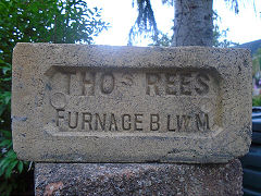 
'Thos Rees Furnace Blwm' from Furnace Blwm brickworks © Richard Paterson