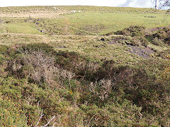 
An old iron ore quarry on Bryn-oer, November 2023