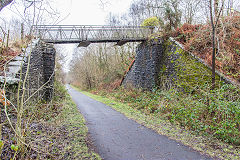 BMR Woollen Mill footbridge, January 2015