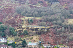 Quarries above Deri, January 2015