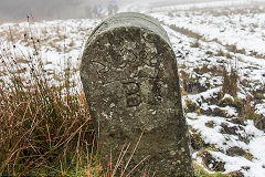 Marquis of Bute boundary stone, January 2016