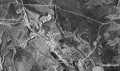 Fochriw aerial view, 1945, © Photo courtesy of Google Earth