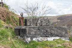 Groes-faen Colliery aerial ropeway, April 2017
