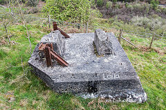 Groes-faen Colliery aerial ropeway, April 2017