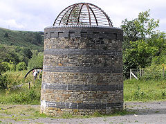 Ogilvie Colliery airshaft, August 2010