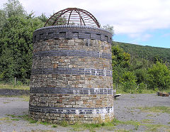 Ogilvie Colliery airshaft, August 2010