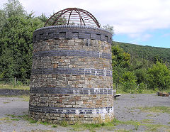 
Ogilvie Colliery airshaft, August 2010