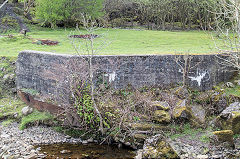 
Rhymney Merthyr Colliery weir, April 2017