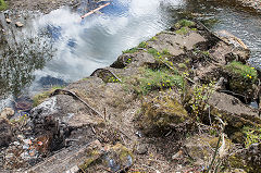 
Rhymney Merthyr Colliery weir, April 2017