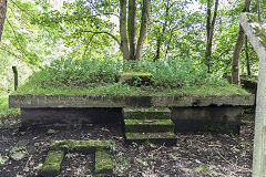 Small square tanks, Nant Llesg, Rhymney, August 2017