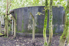 
Large round tank, Nant Llesg, Rhymney, August 2017