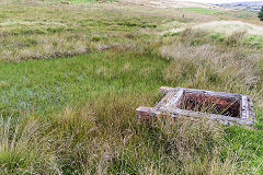 
Reservoir at the Nant Llesg Ironstone Mine, Rhymney, August 2017