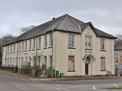 Rhymney Iron Co's offices and yard near 'The Terrace', November 2023