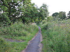 
The LNWR/GWR trackbed from Rhymney Bridge to Rhymney, July 2021